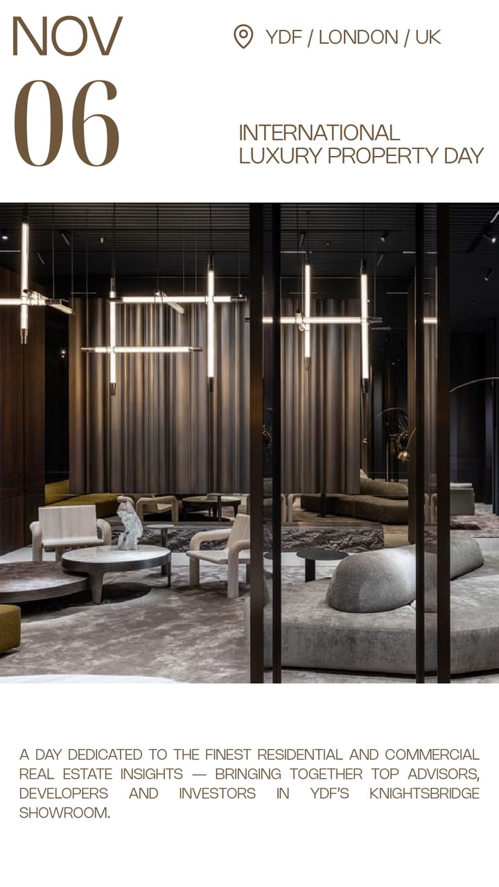 The club's announcement for the property day at YDF Interiors.